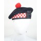 Balmoral Diced Bonnet Hat – Scottish Red & White Diced Cap Balmoral Diced Bonnet Hat – Scottish Red & White Diced Cap