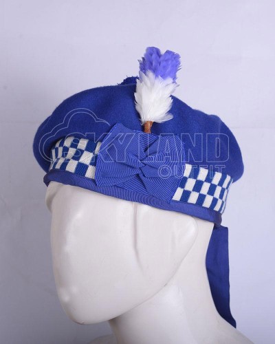 Balmoral Diced Bonnet Royal Blue Wool Hat – Royal Blue and White Diced Balmoral Diced Bonnet Royal Blue Wool Hat – Royal Blue and White Diced