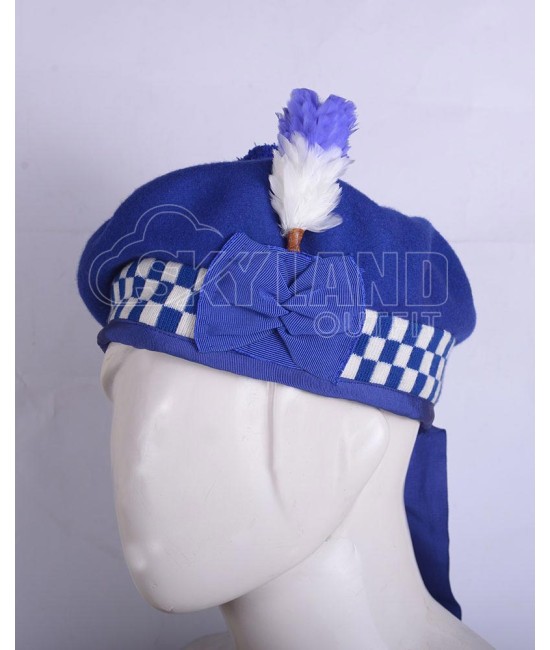 Balmoral Diced Bonnet Royal Blue Wool Hat – Royal Blue and White Diced Balmoral Diced Bonnet Royal Blue Wool Hat – Royal Blue and White Diced