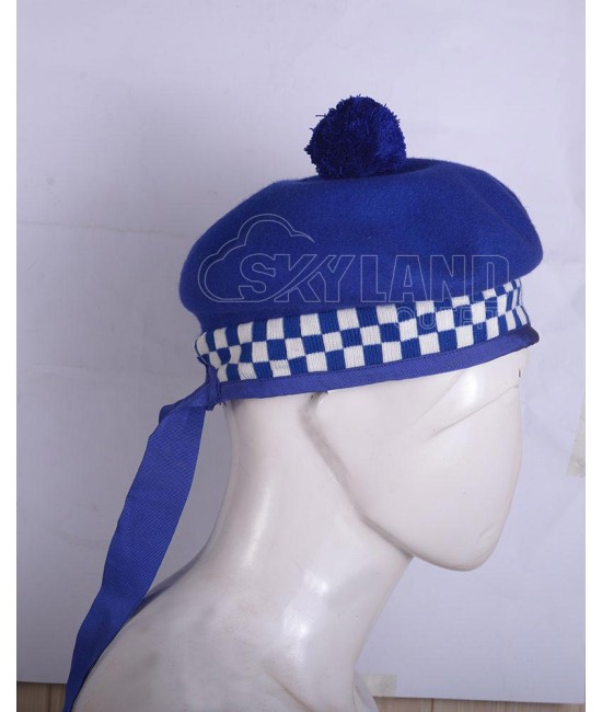 Balmoral Diced Bonnet Royal Blue Wool Hat – Royal Blue and White Diced Balmoral Diced Bonnet Royal Blue Wool Hat – Royal Blue and White Diced