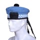 Balmoral Diced Bonnet Sky Blue Wool Hat – Sky Blue and White Diced