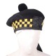 Balmoral Diced Bonnet Hat – Yellow and Black Diced Cap Balmoral Diced Bonnet Hat – Yellow and Black Diced Cap