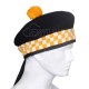 Balmoral Diced Bonnet Hat – Yellow and White Diced Cap Balmoral Diced Bonnet Hat – Yellow and White Diced Cap