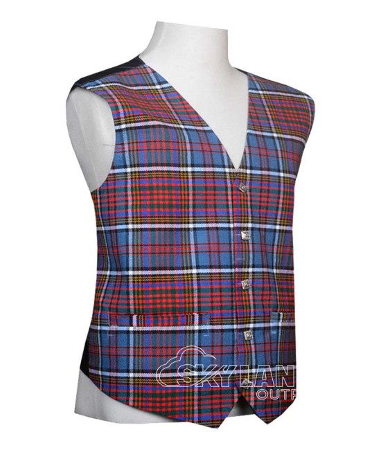 Anderson Modern Tartan Waistcoat – Scottish Clan Formal Vest