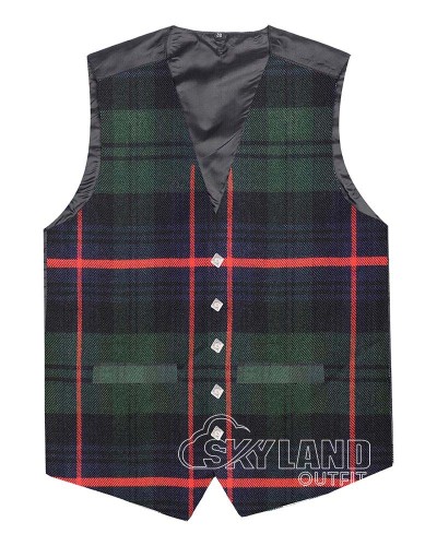 Armstrong Modern Tartan Waistcoat – Scottish Clan Formal Vest