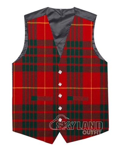 Cameron Modern Tartan Waistcoat – Scottish Clan Formal Vest