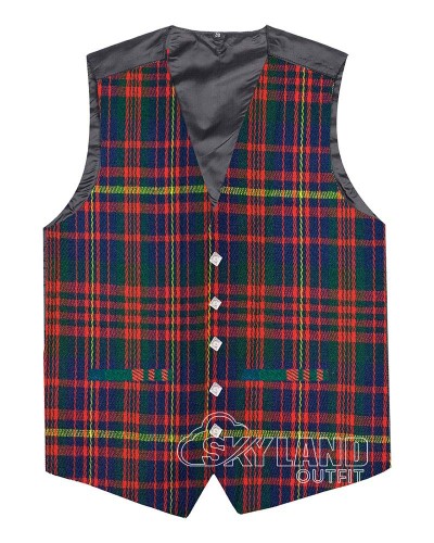 Cameron Tartan Waistcoat – Scottish Clan Formal Vest