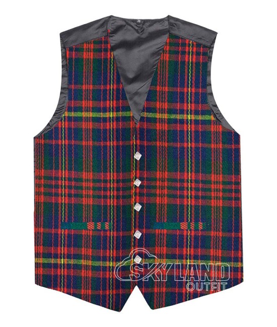Cameron Tartan Waistcoat – Scottish Clan Formal Vest