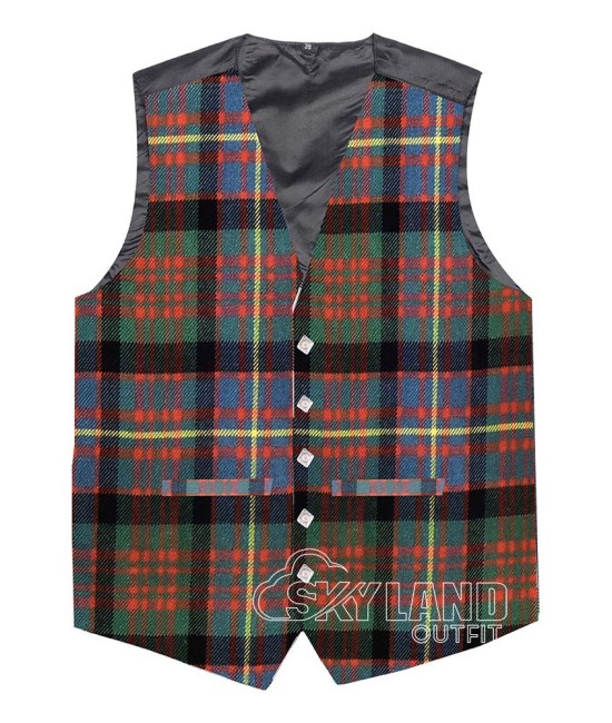 Cameron of Erracht Ancient Tartan Waistcoat – Scottish Clan Formal Vests Cameron of Erracht Ancient Tartan Waistcoat – Scottish Clan Formal Vests