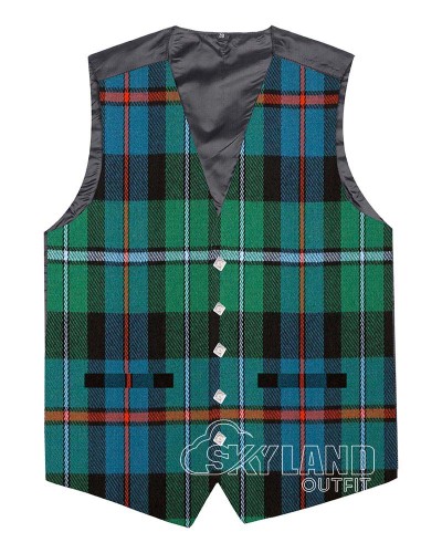 Campbell of Cawdor Tartan Waistcoat – Scottish Clan Formal Vest