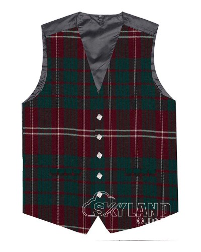Crawford Tartan Waistcoat – Scottish Clan Formal Vests