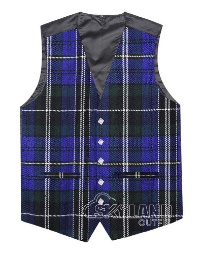 Davies of Wales Tartan Waistcoat – Scottish Clan Formal Vests