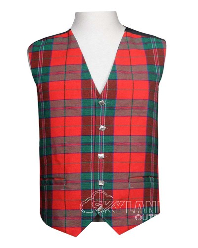 Scottish Davis of Walles Vest / Irish Formal Tartan Waistcoats - 4 Plaids