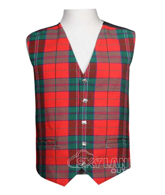 Scottish Davis of Walles Vest / Irish Formal Tartan Waistcoats - 4 Plaids