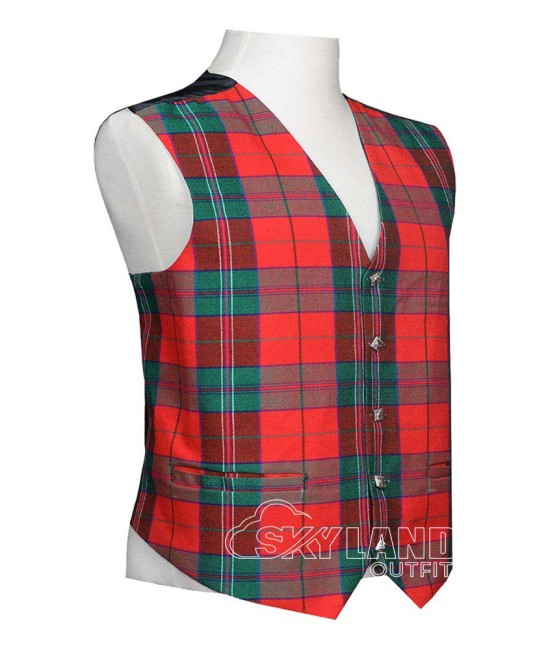 Scottish Davis of Walles Vest / Irish Formal Tartan Waistcoats - 4 Plaids
