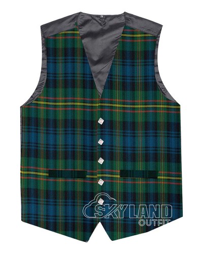 Grant Hunting Ancient Tartan Waistcoat – Scottish Clan Formal Vests