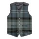 Hamilton Grey Tartan Waistcoat | Scottish Clan Formal Vests