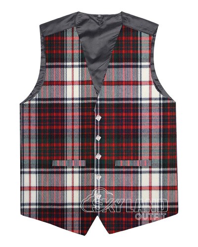MacDonald Dress Tartan Waistcoat – Scottish Clan Formal Vests