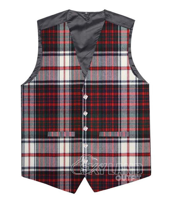 MacDonald Dress Tartan Waistcoat – Scottish Clan Formal Vests MacDonald Dress Tartan Waistcoat – Scottish Clan Formal Vests