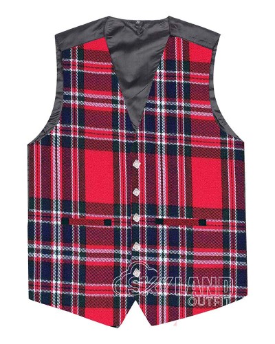 MacFarlane Tartan Waistcoat – Scottish Clan Formal Vests