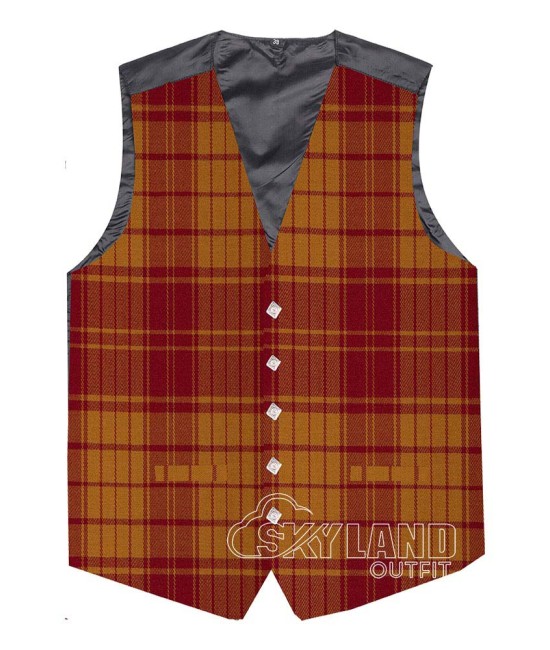 MacMillan Dress Muted Tartan Waistcoat – Scottish Clan Formal Vests