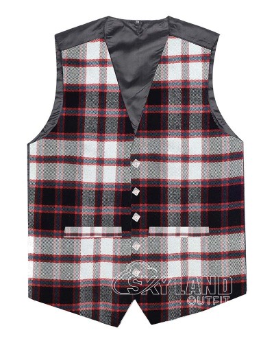 MacPherson Hunting Modern Tartan Waistcoat – Scottish Clan Formal Vest