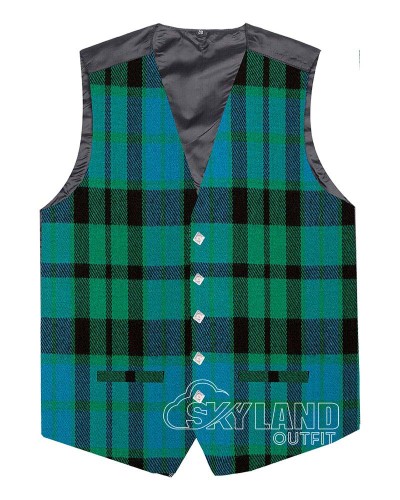 Mackay Ancient Tartan Waistcoat – Scottish Clan Formal Vests
