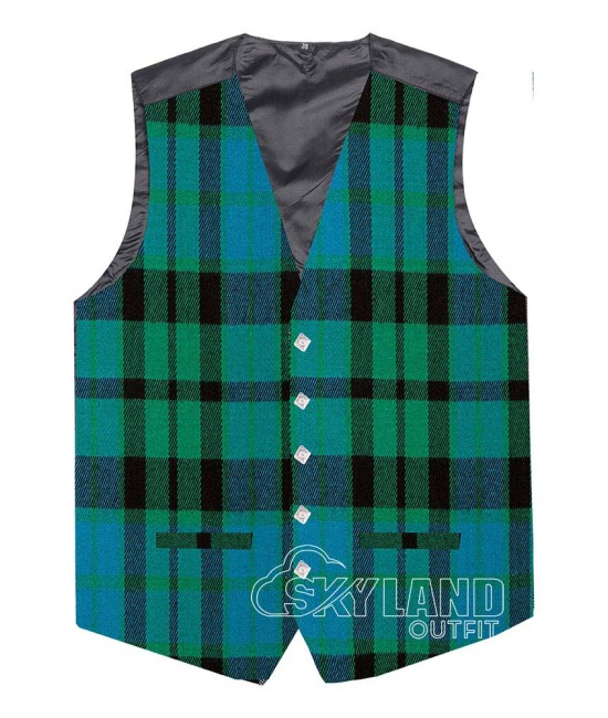 Mackay Ancient Tartan Waistcoat – Scottish Clan Formal Vests Mackay Ancient Tartan Waistcoat – Scottish Clan Formal Vests