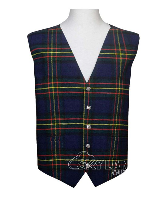 MacLaren Modern Tartan Waistcoat – Scottish Clan Formal Vest
