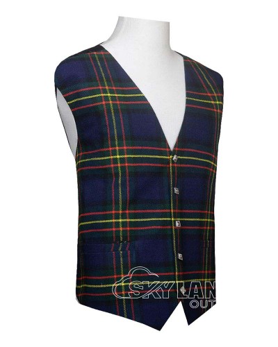 MacLaren Modern Tartan Waistcoat – Scottish Clan Formal Vest