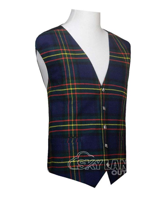 MacLaren Modern Tartan Waistcoat – Scottish Clan Formal Vest