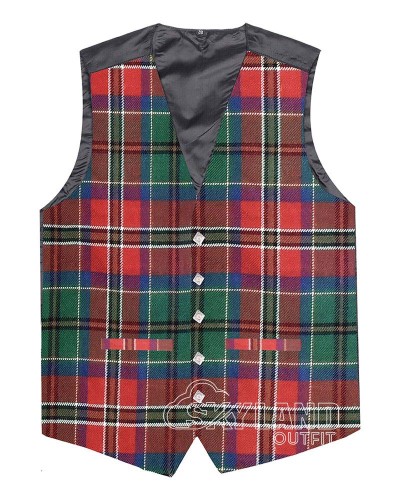 Maclluch Tartan Waistcoat – Scottish Clan Formal Vests