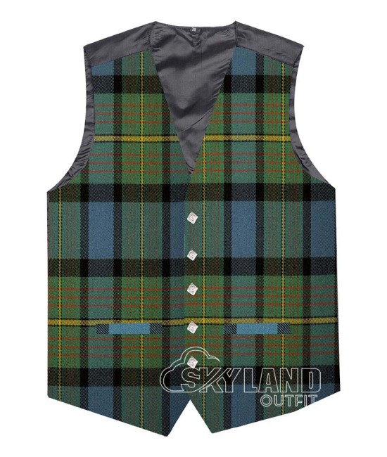 Muir Ancient Tartan Waistcoat – Scottish Clan Formal Vests