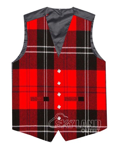 Ramsey Red Tartan Waistcoat – Scottish Clan Formal Vests