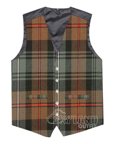 Robertson Hunting Weathered Tartan Waistcoat – Scottish Clan Formal Vests