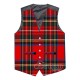 Royal Stewart Modern Tartan Waistcoat - Scottish Royal Formal Vests Royal Stewart Modern Tartan Waistcoat - Scottish Royal Formal Vests