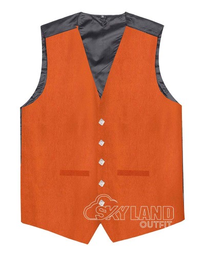 Saffron Tartan Waistcoat - Scottish Clan Formal Vests