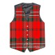 Scott Red Tartan Waistcoat - Scottish Clan Formal Vests Scott Red Tartan Waistcoat - Scottish Clan Formal Vests