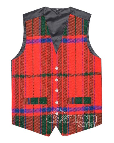Scottish Rose Tartan Waistcoat - Scottish Clan Formal Vests