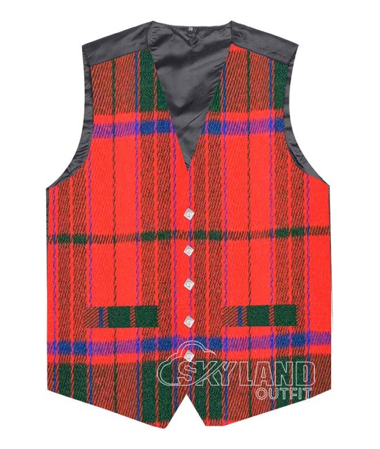 Scottish Rose Tartan Waistcoat - Scottish Clan Formal Vests Scottish Rose Tartan Waistcoat - Scottish Clan Formal Vests