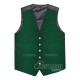 Scottish Solid Green Vest / Irish Formal Tartan Waistcoats - 4 Plaids Scottish Solid Green Vest / Irish Formal Tartan Waistcoats - 4 Plaids