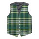 St. Patrick's Day Tartan Waistcoat - Irish Formal Vests