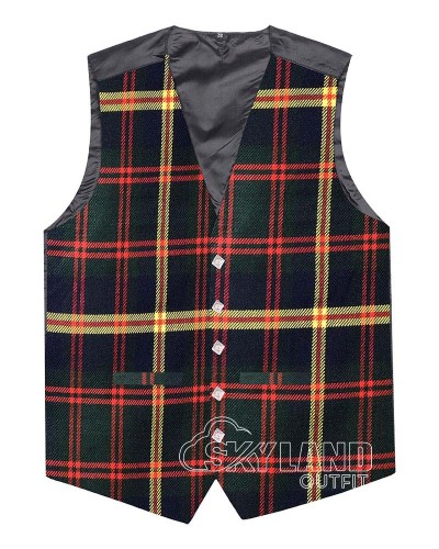 US Marine Corps Tartan Waistcoat | Military Formal Vests