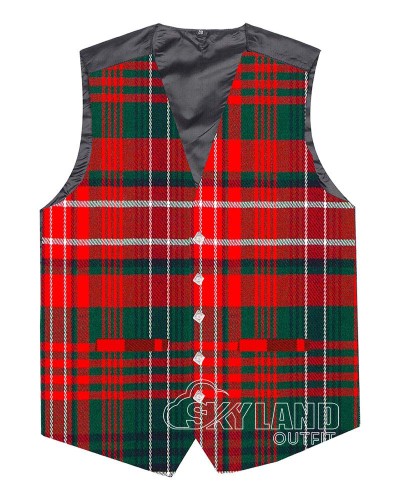 Wilson Modern Tartan Waistcoat - Scottish Clan Formal Vests