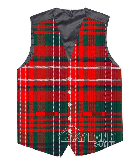 Wilson Modern Tartan Waistcoat - Scottish Clan Formal Vests Wilson Modern Tartan Waistcoat - Scottish Clan Formal Vests