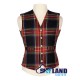 Scottish Black Stewart Tartan Vest / Irish Formal Tartan Waistcoats - 4 Plaids