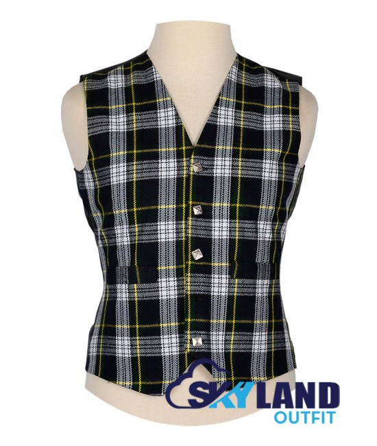 Scottish Dress Gordon Vest / Irish Formal Tartan Waistcoats - 4 Plaids