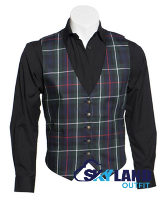 Scottish McKenzie Vest / Irish Formal Tartan Waistcoats - 4 Plaids