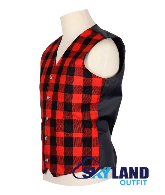 Scottish MacGregor Rob Roy Vest / Irish Formal Tartan Waistcoats - 4 Plaids