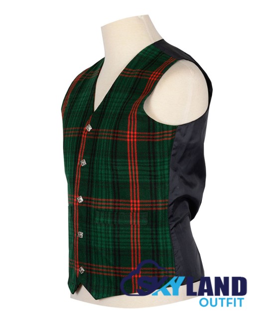 Scottish Ross Hunting Modern Vest / Irish Formal Tartan Waistcoats - 4 Plaids